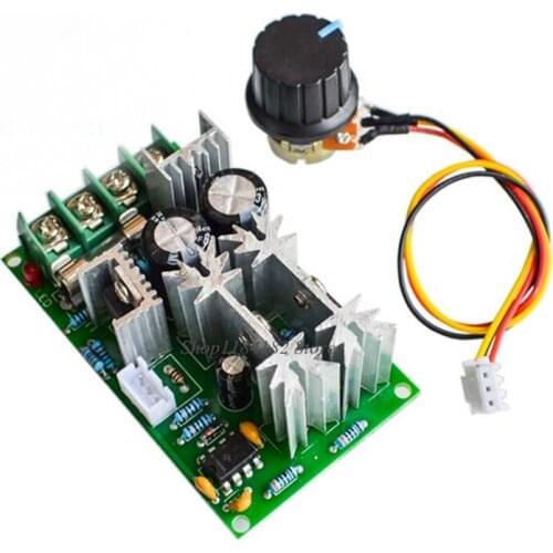 12V24V36V48V Motor Speed Control Regulator PWM Motor Speed Controller Switch 20A Current Regulator High Power Drive Module