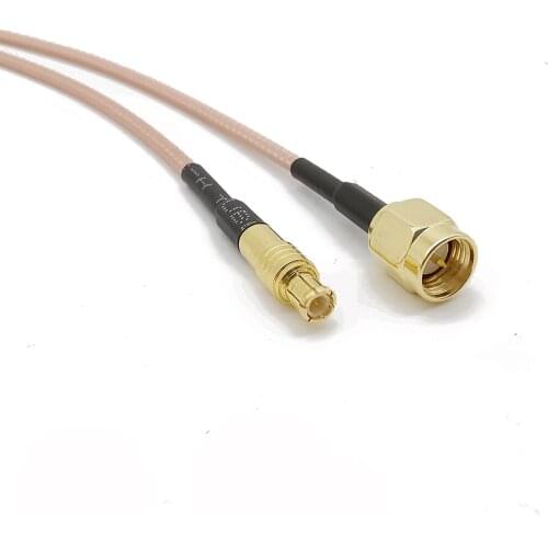SMA Male to MCX Male Straight RF Pigtail Cable RG316D Double Shield Silver RF Coaxial Cable Assembly MCX Plug to SMA Plug Cable