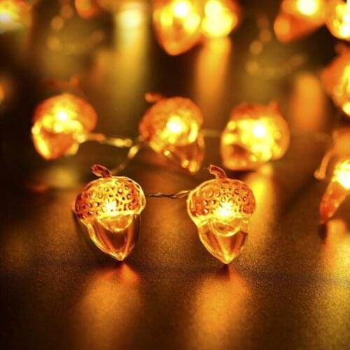 Pine Cone Shaped LED Copper Wire Lamp String Party Festival Decoration