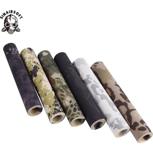 Tactical Gunskin Gear Skin Waterproof Super Elastic Self Adhesive Tape Vinyl Wrap Multifunctional Sniper Camouflage Hunting Belt