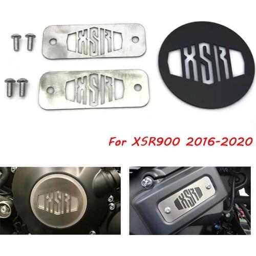 Motorcycle Fuse Box Top Plates Powder Coated Clutch Cover Protector Pad For Yamaha XSR900 XSR 900 2016-2020