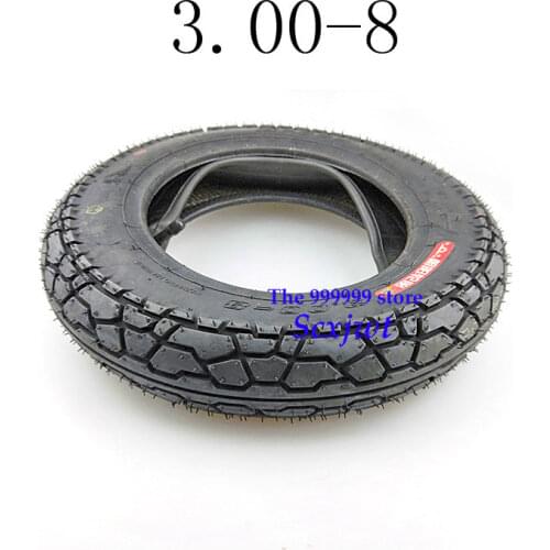 High-quality 3.00-8 tire 300-8 Scooter Tyre & Inner Tube for Mobility Scooters 4PLY Cruise Scooter Mini Motorcycle