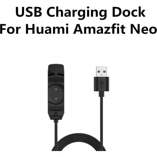 Watch Charging Dock Station For Huami Amazfit Neo Charger No Magnetic Smart Watch Charging Cable Cradle For Huami Amazfit Neo