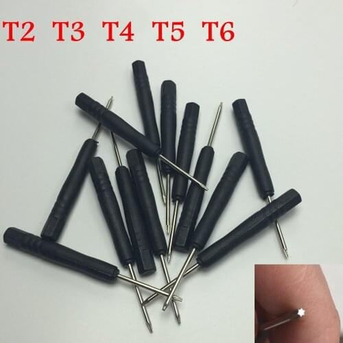 100pcs/lot T2/3/T4/T5/T6 screwdriver tools Hexagon socket Screw Driver for HuaWei/VIVO/OPPO call phones Smartphone mobile phone