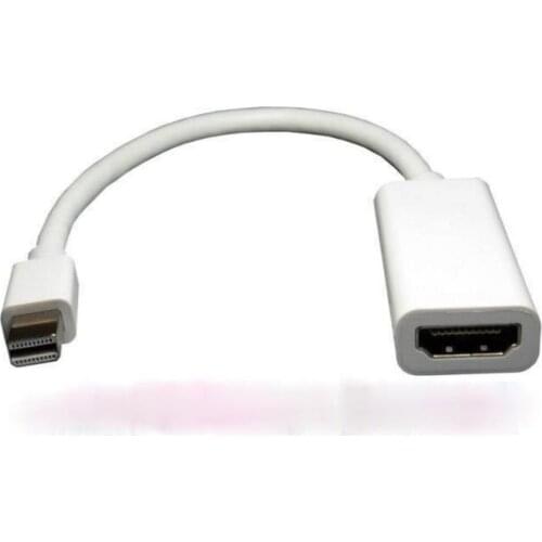 100pcs Mini Display Port DP to HDMI-compatible Cable Converter Adapter For Macbook Pro Air Notebook Wholesale