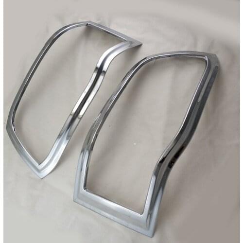 2Pcs Chrome Head Lights Cover For Toyota Commuter Chrome For Toyota Hiace 2012 Exterior Accessories