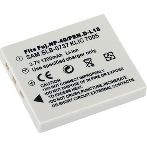 Battery Pack for Sanyo Xacti VPC-E760, VPC-E860, VPC-E870, VPC-E875, VPC-E875EX, VPC-E890, VPC-E1075, VPC-E1090 Digital Camera