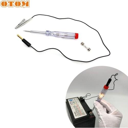 OTOM 2021 Auto DC 6V-24V Circuit Tester Pen Voltage Electrical Power Probe Pencil Car Motorcycle ATV Diagnostic Tools Detector