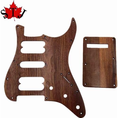 HSH Pickguard & Backplate & Chinese scholartree wood for FD ST Style Guitar