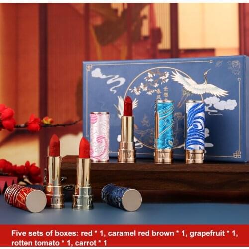 Matte Lip Glaze With European And American Mist Lip Mud Velvet Lipstick Glaze Not Easy To Stick Cup Matte Waterproof Makeup QBMY