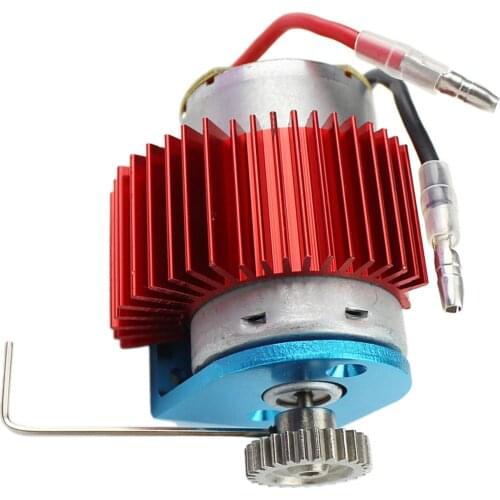 Metal Motor w/ 6x Screws Motor Gear Radiator for WLtoys A969-B A979-B RC Climbing Car Model Replacement Spare Parts Upgrade