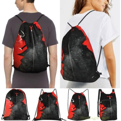 Men Outdoor Travel Drawstring Backpack Bags See You Space Cowboy Ver.Distressed Women Sports Travel Bag Fitness Swimming Bag