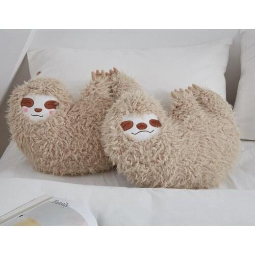 Anime Cartoon Soft Sloth Stuffed Animal Cute Kids Plush Toys Lifelike Animal Doll Birthday Gift for Kids Hot Sale