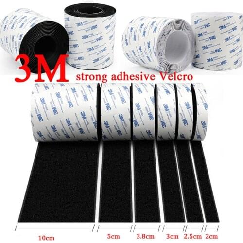 5Meter/Pairs Strong Self adhesive Hook and Loop Fastener Tape nylon sticker velcros adhesive with Glue for DIY 20/25/30/38/50mm
