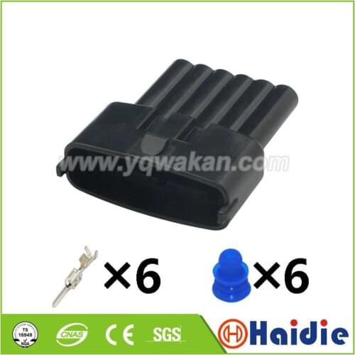 Free shipping 2sets 6pin male part of 1 928 403 740 1928403740 throttle plug diesel common rail accelerator pedal connector