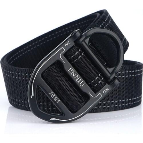 Outdoor casual canvas tactical belt male sports braided belt nylon quick-drying student army fan training belt tide