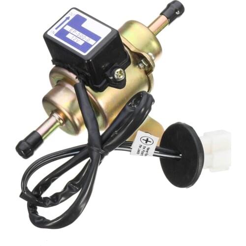 12V Universal Low Pressure Fuel Pump Petrol Gas Diesel Electric Fuel Pump /4 Tubing 3-5PSI Car Motorcycle ATV Replace EP-500-0
