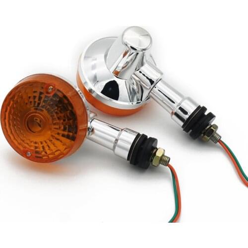 2pcs 12v Universal Motorcycle Turn Signal Indicator Light for GN125 HJ125 Suzuki Turn Signal Light Motorbike Led Indicator