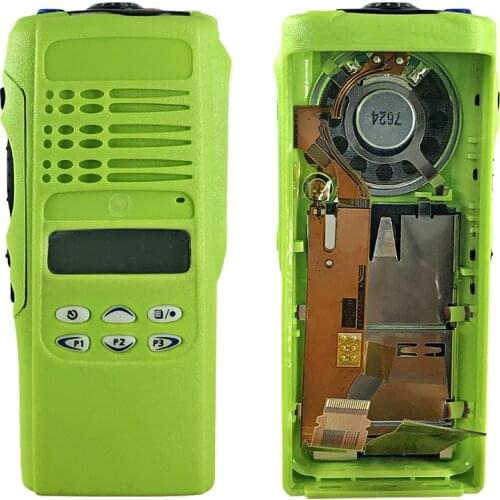 VBLL Replacement Repair Front Case Kit For Motorola HT1250 GP380 With Speaker Radio -Green