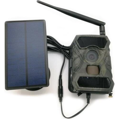 3600mAh Solar Panel Charger External Battery Powered 9V Waterproof IP54 For Most Hunting Camera 5210A HC801 HC900 HC700