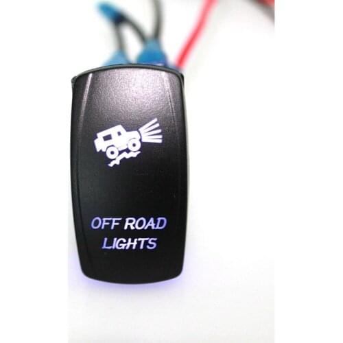12v-24v Car Boat marine switch 5-pin ON/OFF Rocker Switch OFF ROAD LIGHTS NEW SYMBOL
