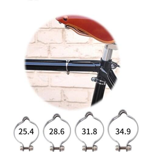 2pcs Bicycle Brake Transmission Line Tube Clip Cable Seat Clamp For Fixie Gear