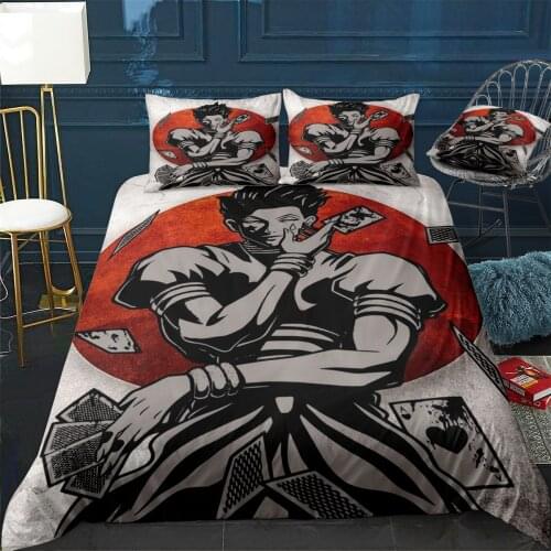 Hisoka Duvet Cover Comfortable Quilt Home Decora Design Universal Bedding Set Bedclothes+Pillowcase 3pcs