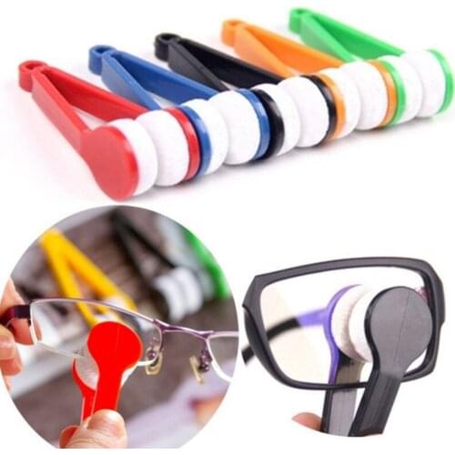 3 Pieces/Lot Microfiber Glasses Cleaning Cloth Mini Glasses Eyeglass Sunglasses Spectacles Microfiber Mini Cleaner Brush