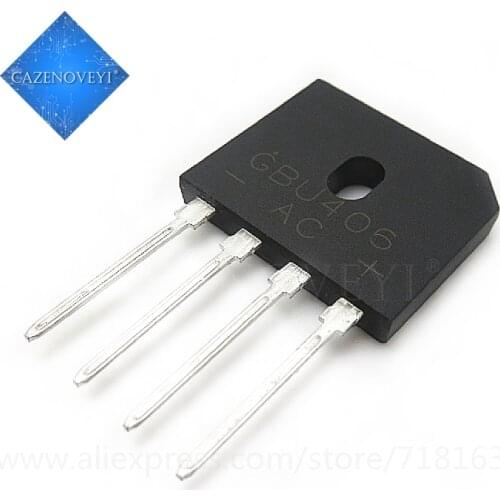 5pcs/lot GBU406 GBU410 GBU806 SIP-4 In Stock