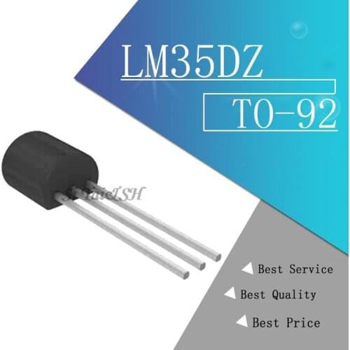 5Pcs/Lot LM35DZ LM35D TO-92 LM35 TO92