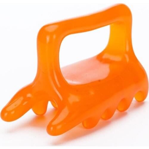 5pcs/lot Handheld Massager Neck Shoulder Back Resin Gua sha Relieve Relax Eliminating Excess Body Fat Deposition