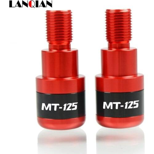 Motorcycle Accessorie Handle Bar Cap End Plugs Handlebar Cap Handle Grip Ends FOR YAMAHA MT125 MT-125 MT 125 2014 2015 2016