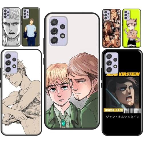 Attack on Titan Jean Kirstein For Samsung Galaxy A51 A71 A41 A31 A21S A20e A50 A70 A12 A32 A42 A52 A72 M31S Phone Case