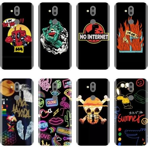 Black Cool Cartoon Anime Funny Men Back Cover For Nokia 7.1 6.1 5.1 3.1 2.1 Plus Silicone Phone Case For Nokia 3.2 4.2