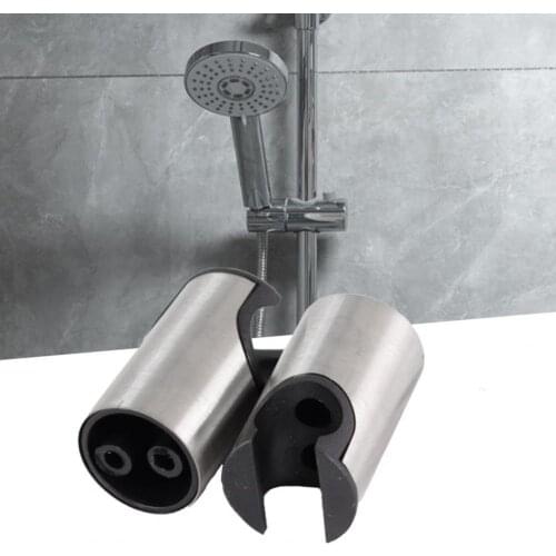 High Strength Spray Head Holder Fixator Eco-friendly Rust-proof Stainless Steel Handheld Shower Head Holder Supplies for Home