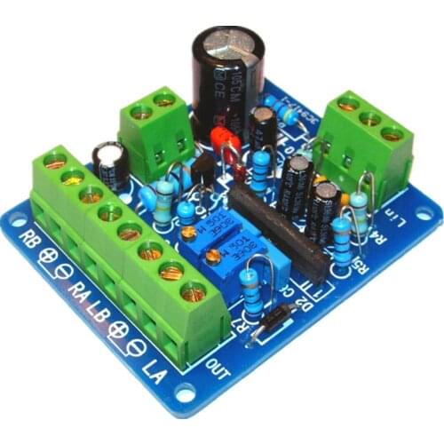 Dual Stereo VU Meter Driver Board Amplifier DB Audio Level AC 12V Input Backlit