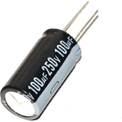 5/PCS Electrolytic Capacitor 250V/100uF 16*30 250V 100UF