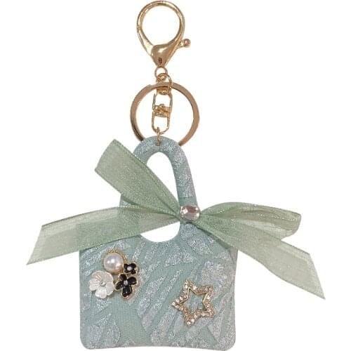 Handmade Metal Crystal Flower Lace Diy Cute Bag Model Jewelry Accessories Handbag Charm Best Women Gift For Her Luxury