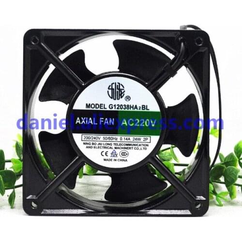 New jiu long G12038HA2BL 120*38 220V welding machine cooling fan