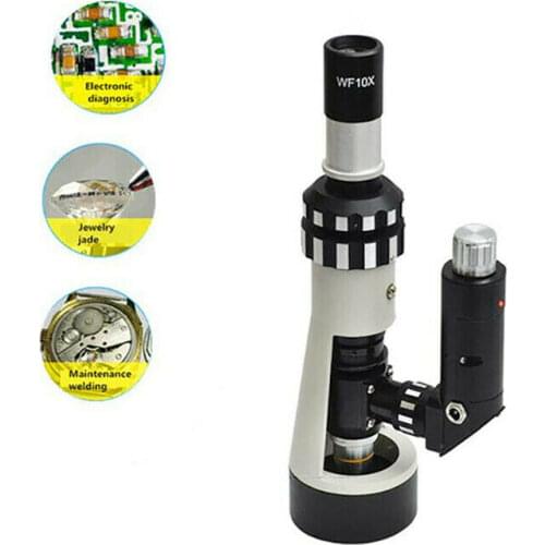 100x ~ 400x Adjustable Portable Metallographic Microscope Polarizer Polarizing Light Microscope Handheld Diagnost Equipment