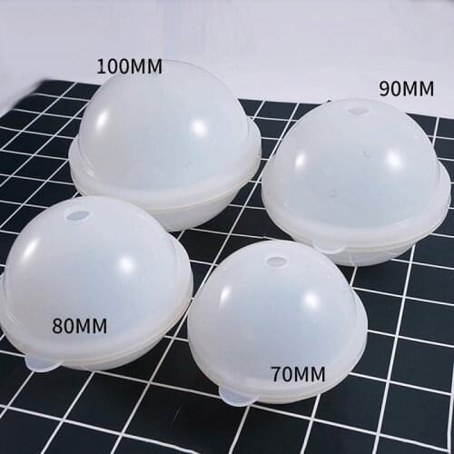 DIY Hand Crafts Crystal Ball Mold Detachable Epoxy Resin Spherical Silicone Mould Supplies
