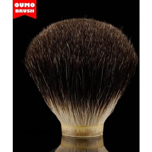 OUMO BRUSH- SHD black badger hair knot shaving brush knots