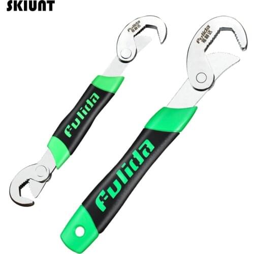 SKIUNT Universal Spanner Set Precision Hex Nuts Adjustable Wrench Pipe Wrench Multitools Non-slip Handle Household Repair Tools