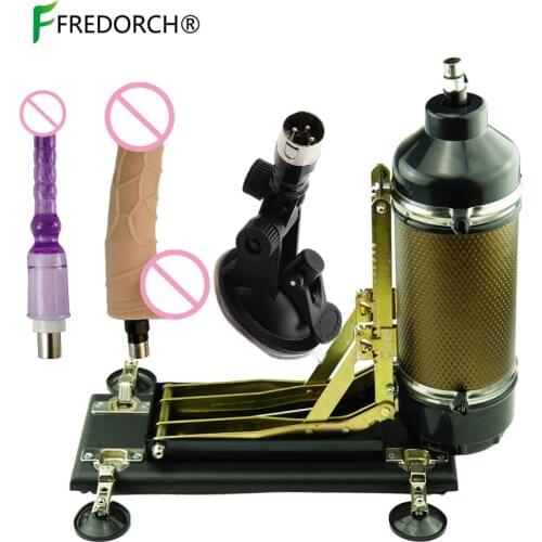 Fredorch Thrusting Vibrator Powerful Sex Machine Gun Automatic Retractable Dildo Machine Pumping Gun for Couples Sex products