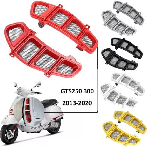 GTS300 GTS250 Motorcycle Radiator Guard Grille Protector Bezel Cover For VESPA GTS 250 300 2013-2020 2014 2015 2016 2017 2018 19