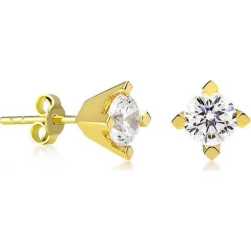 Tektas Gold Earrings Handy Custom Craftsmanship Gift Gold Earrings Design On Special Occasions Bright Elegant Jewelry