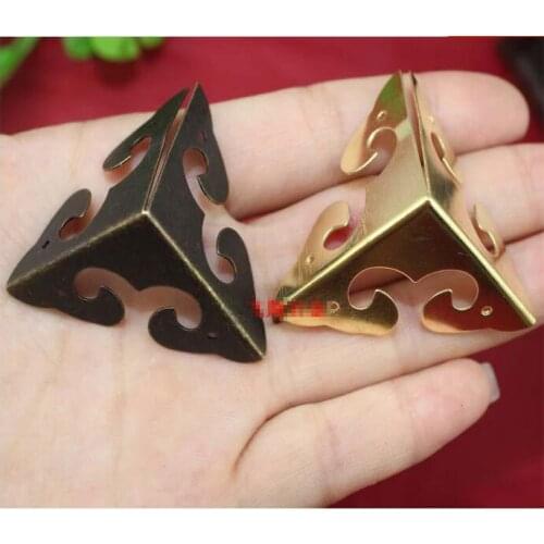 100pcs\31*31mm edge length Wrap angle yellow wooden sides of corner angle decoration