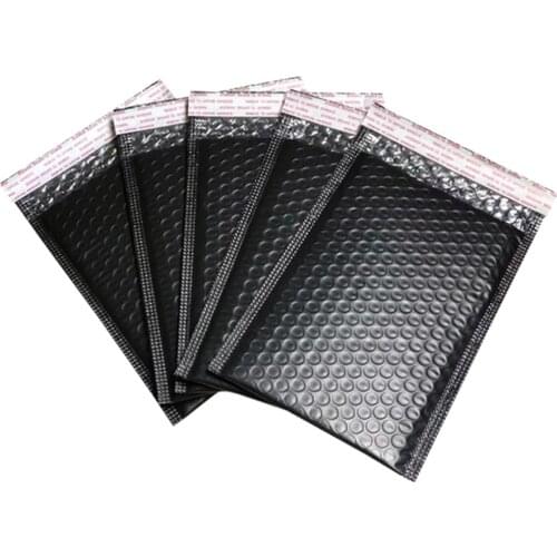 20pcs/lot Bubble Envelope bag Black Bubble PolyMailer Self Seal mailing bags Padded Envelopes For Magazine Lined Mailer