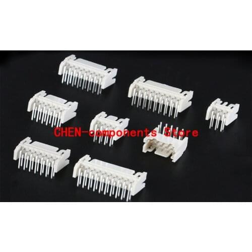 20pcs PHD2.0 2*3/4/5/6/7/8/9/10P curved needle 2.0mm pitch connector connector socket