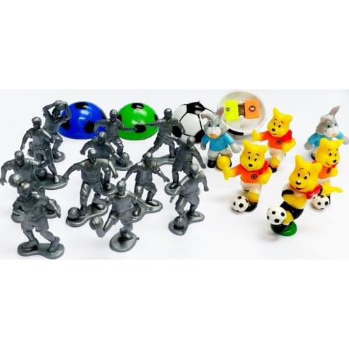 400 pcs Mini Plastic Football Socceer Figure Boy Kids Gift toys Novelty Prize Pinata Bag Filler Loot Gag Birthday Party Favours